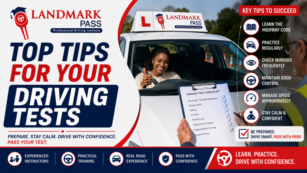 Top Tips For Your Driving Tests